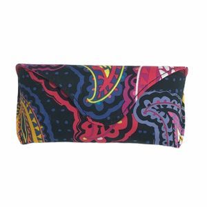 Vera Bradley Eyeglass Case Twilight Paisley, Black, Pink, Blue